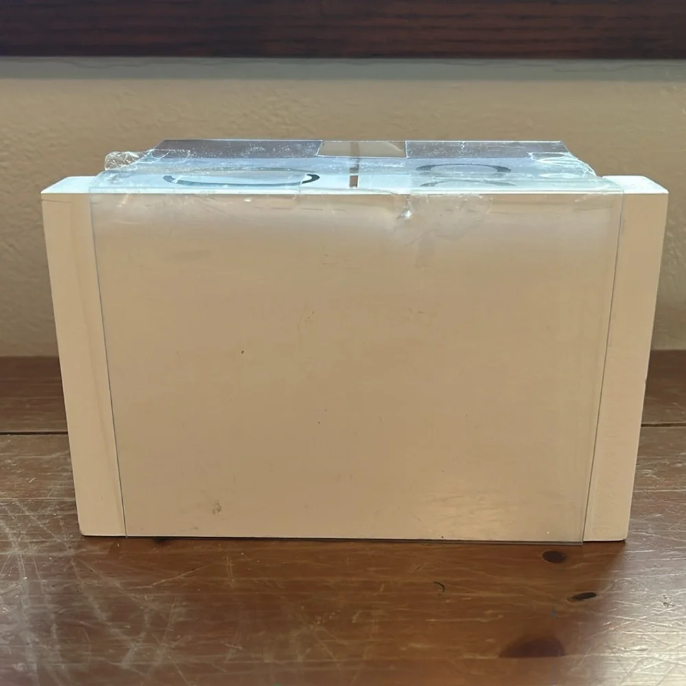 Block Desk Calendar White & Black Contemporary Neutral Design Office & Home NWT
